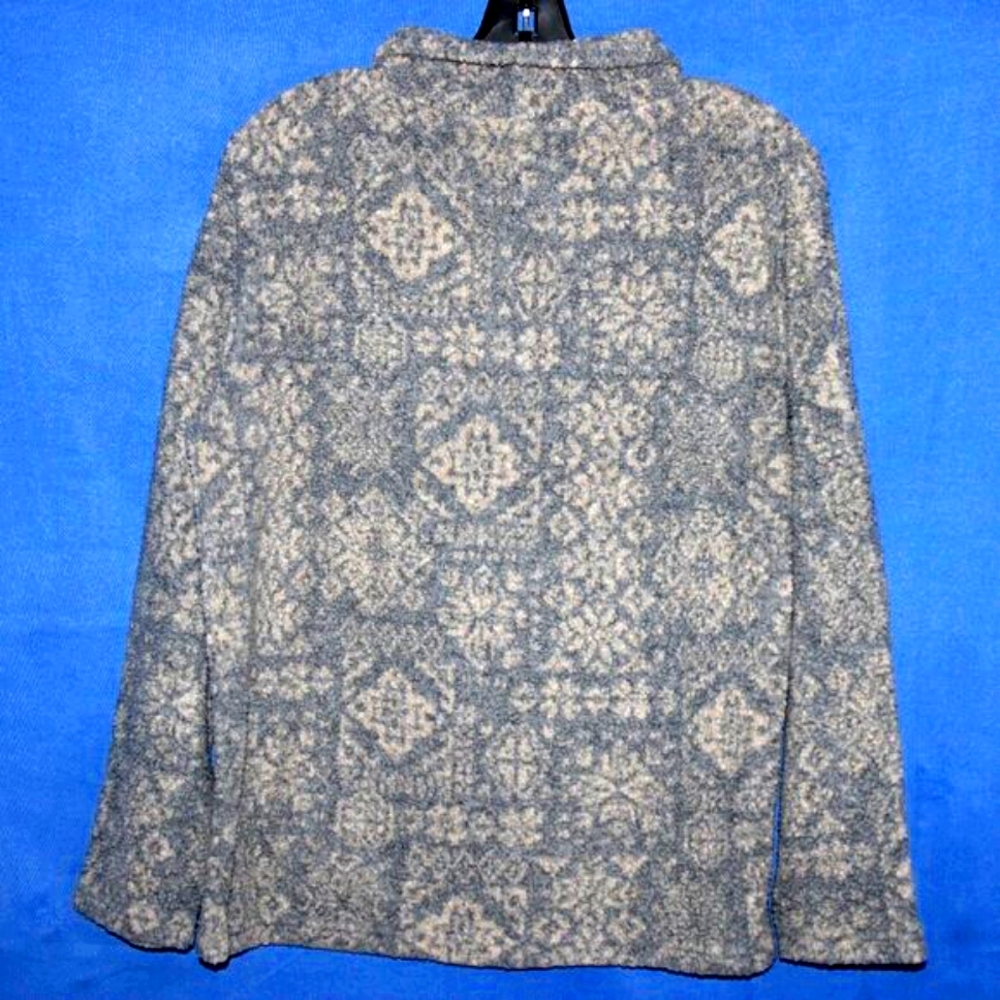 Gap Patterned Drawstring Pullover M - image 5